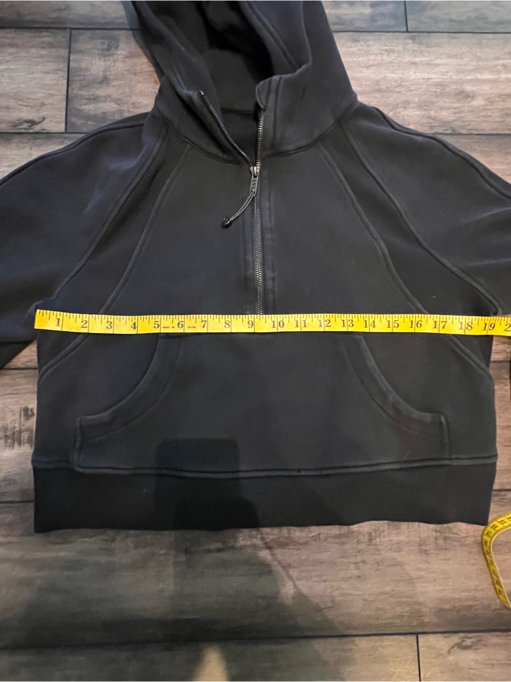 Lululemon Scuba Oversized 1/2 Zip Hoodie Black Women’s xs small - Picture 6 of 9